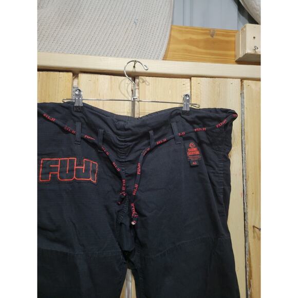 Fuji Pants Mens Small-Large One Size (A3) Jiu Jitsu Martial Arts Black - Picture 5 of 11